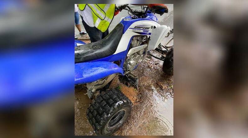 The rider of this ATV had his vehicle impounded and was issued citations for no registration, no insurance and no license on person, according to South Fulton police.
