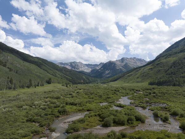 The lush mountains around Aspen, Colorado. (Courtesy of the Colorado Tourism Office)