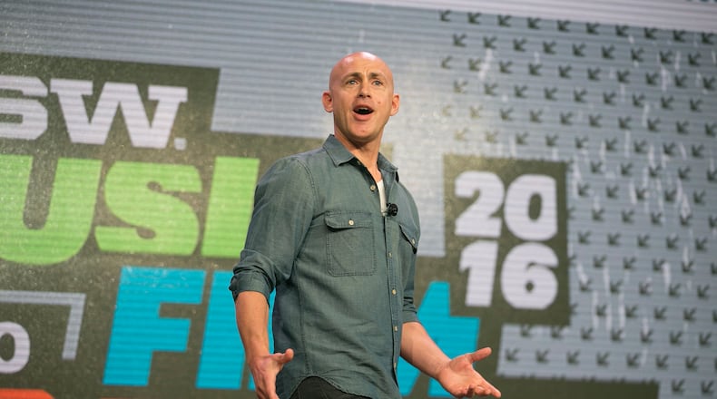 Andy Puddicombe, meditation teacher, former Buddhist monk and co-founder of Headspace speaks about why we struggle when we have so much during a panel at SXSW on Tuesday, March 15, 2016.  RICARDO B. BRAZZIELL/AMERICAN-STATESMAN