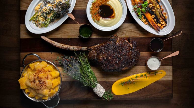 Dishes from the menu of The Americano.