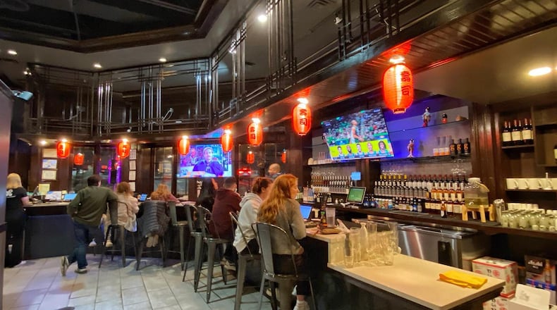 Revolving Sushi Factory in Alpharetta has an existing beer, wine and Sunday Sales license and was recently approved to add distilled spirits. (Courtesy Revolving Sushi Factory)