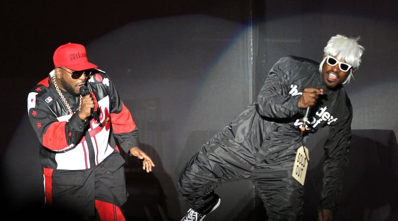 Grammy-winning Atlanta hip hop duo OutKast played three sold-out shows in 2014, at Centennial Olympic Park.
Courtesy of Robb Cohen Photography & Video