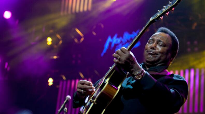 Jazz guitarist George Benson will be among the legends performing at Piedmont Park during the Atlanta Jazz Festival. Photo: Associated Press