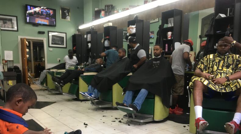 Vintage Hair Gallery in downtown Atlanta is near US Rep. John Lewis' district office. Photo: Jennifer Brett