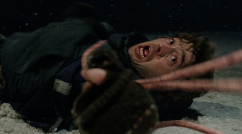 This image released by Sony Pictures shows Austin Abrams in a scene from "Resident Evil." (Sony Pictures via AP)