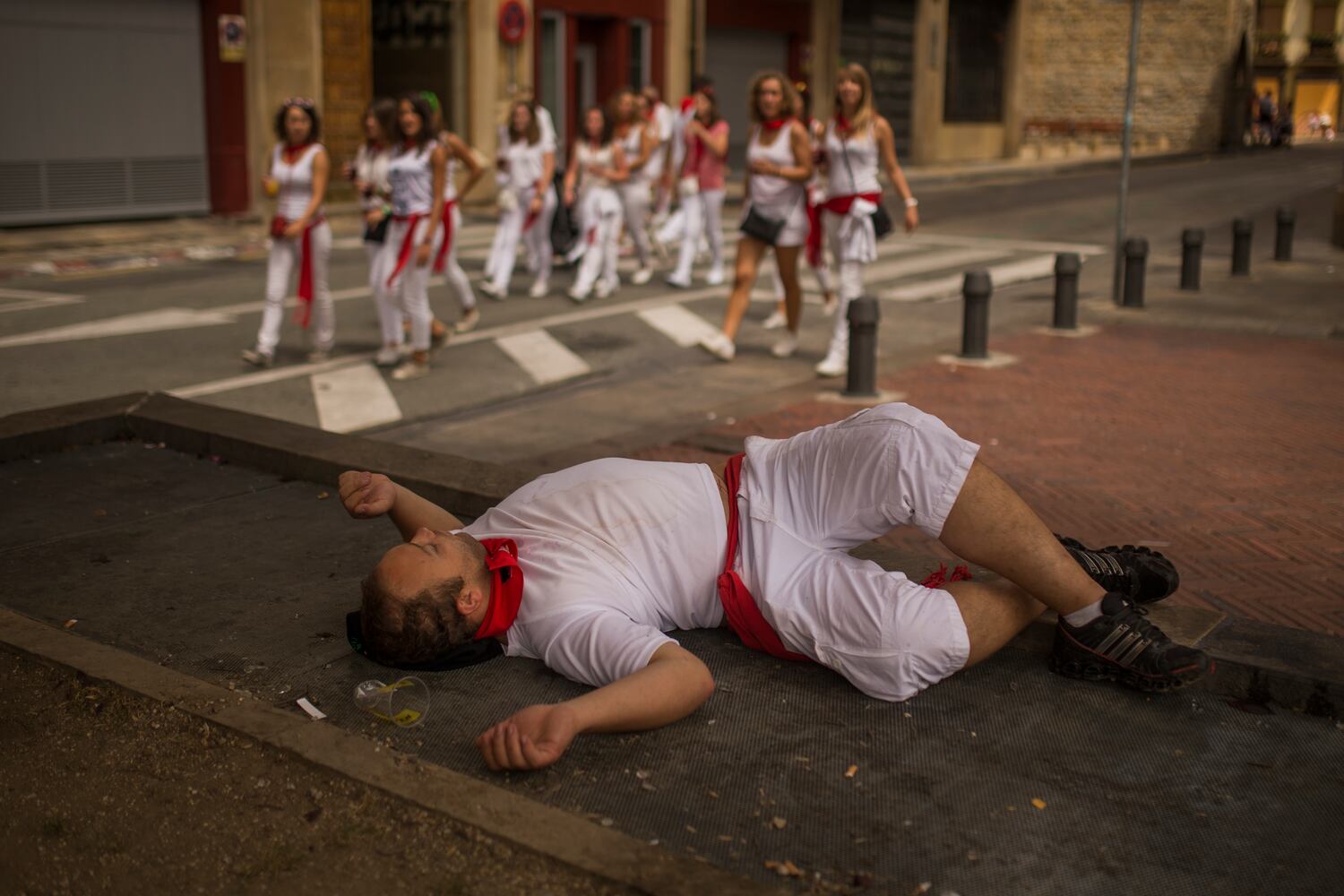 Spain running of the bulls
