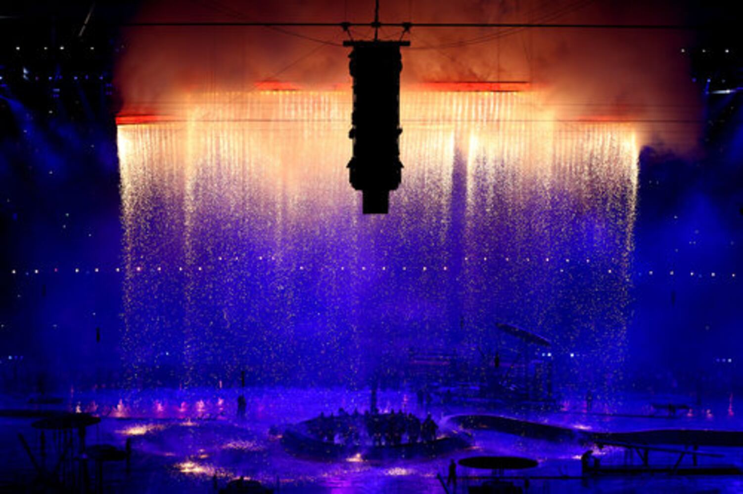 Opening ceremonies at the 2012 London Olympics