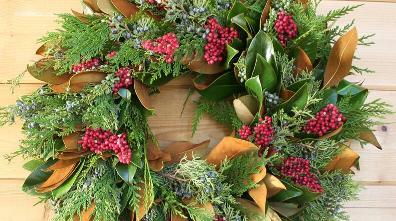 Creekside Farms, which has seasonal decor such as the magnolia pepperberries wreath, sells its products through retailers such as Williams-Sonoma. Contributed by Creekside Farms