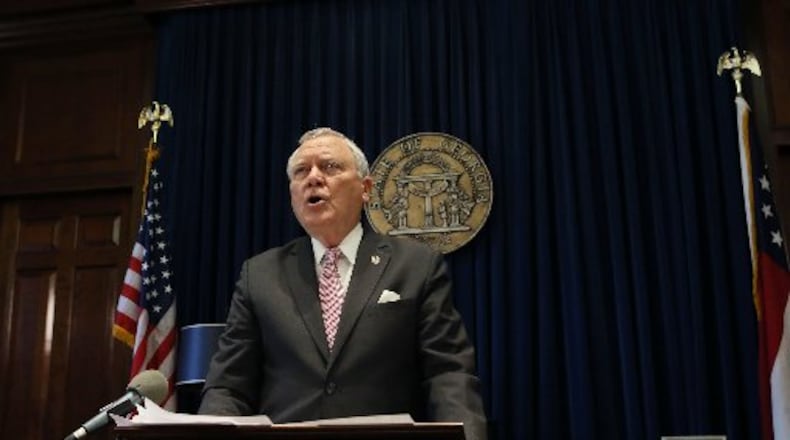Gov. Nathan Deal. (BOB ANDRES/bandres@ajc.com)