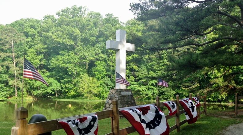 May 27 is when the Acworth Memorial Day ceremony will be held at the Veterans Memorial in Cauble Park on Lake Acworth. (Courtesy of Picasa/Acworth)