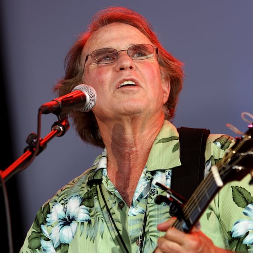 FILE - Country singer Joe McDonald plays during the Heros of Woodstock concert at Bethel Woods Center for the Arts in Bethel, N.Y., Saturday, Aug. 15, 2009, marking the 40th anniversary of the original 1969 Woodstock concert. (AP Photo/Craig Ruttle, File)