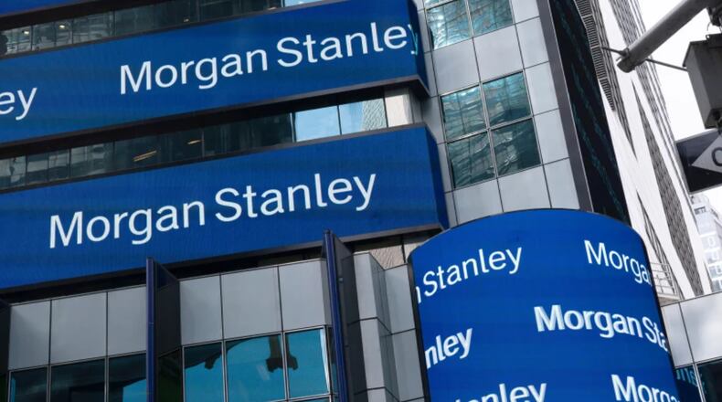 Morgan Stanley has a large workforce presence in Alpharetta and is considering a regional headquarters either in Alpharetta or Dallas. (Mark Lennihan/AP)