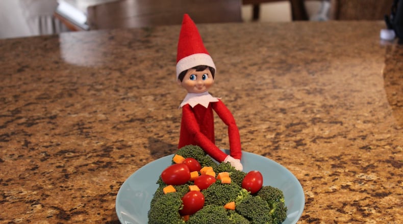 If mom and dad are having trouble getting the kiddos to eat broccoli, maybe the Elf on the Shelf can help? CONTRIBUTED BY CHILDREN’S HEALTHCARE OF ATLANTA / PHOTO BY NATALIE DUGGAN