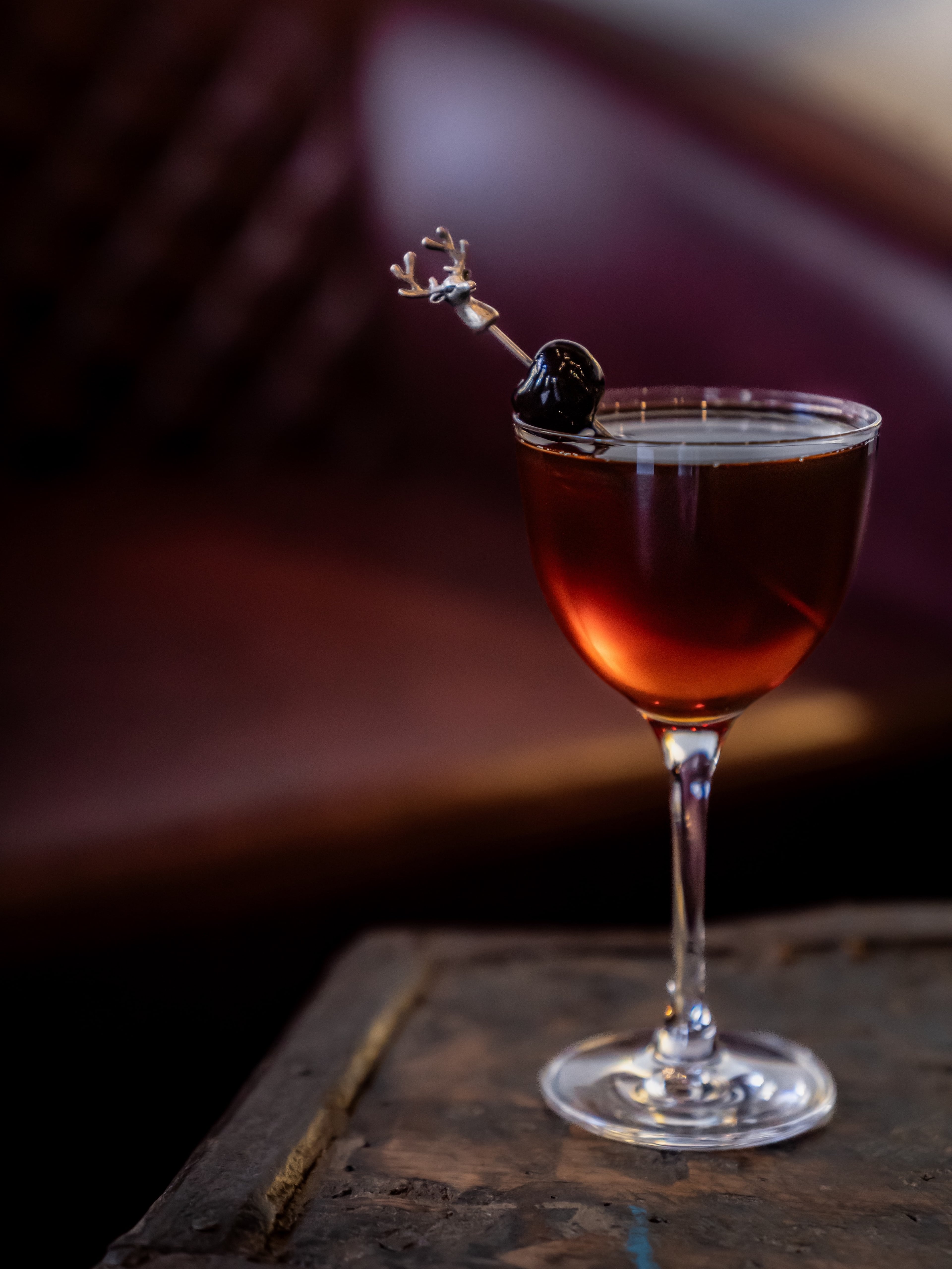 Matt Watkins of Fawn Wine and Amaro Bar recommends Eda Rhyne Rustic nocino for this Sherry Darling recipe. (Courtesy of Morgan Wagoner Campisi)