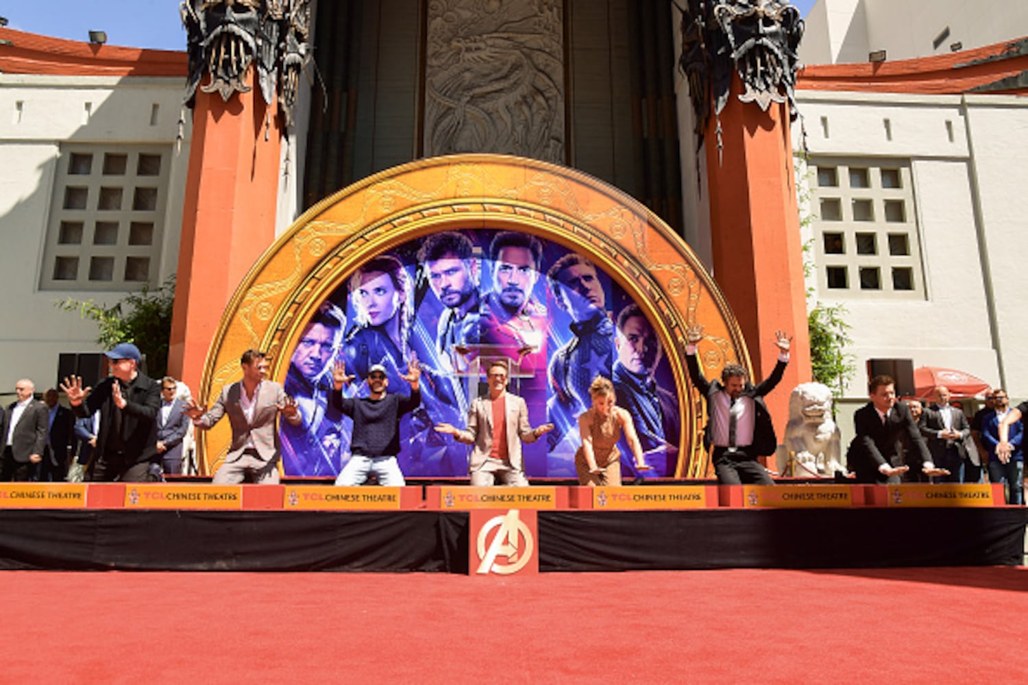Photos: ‘Avengers’ cast cement place in movie history