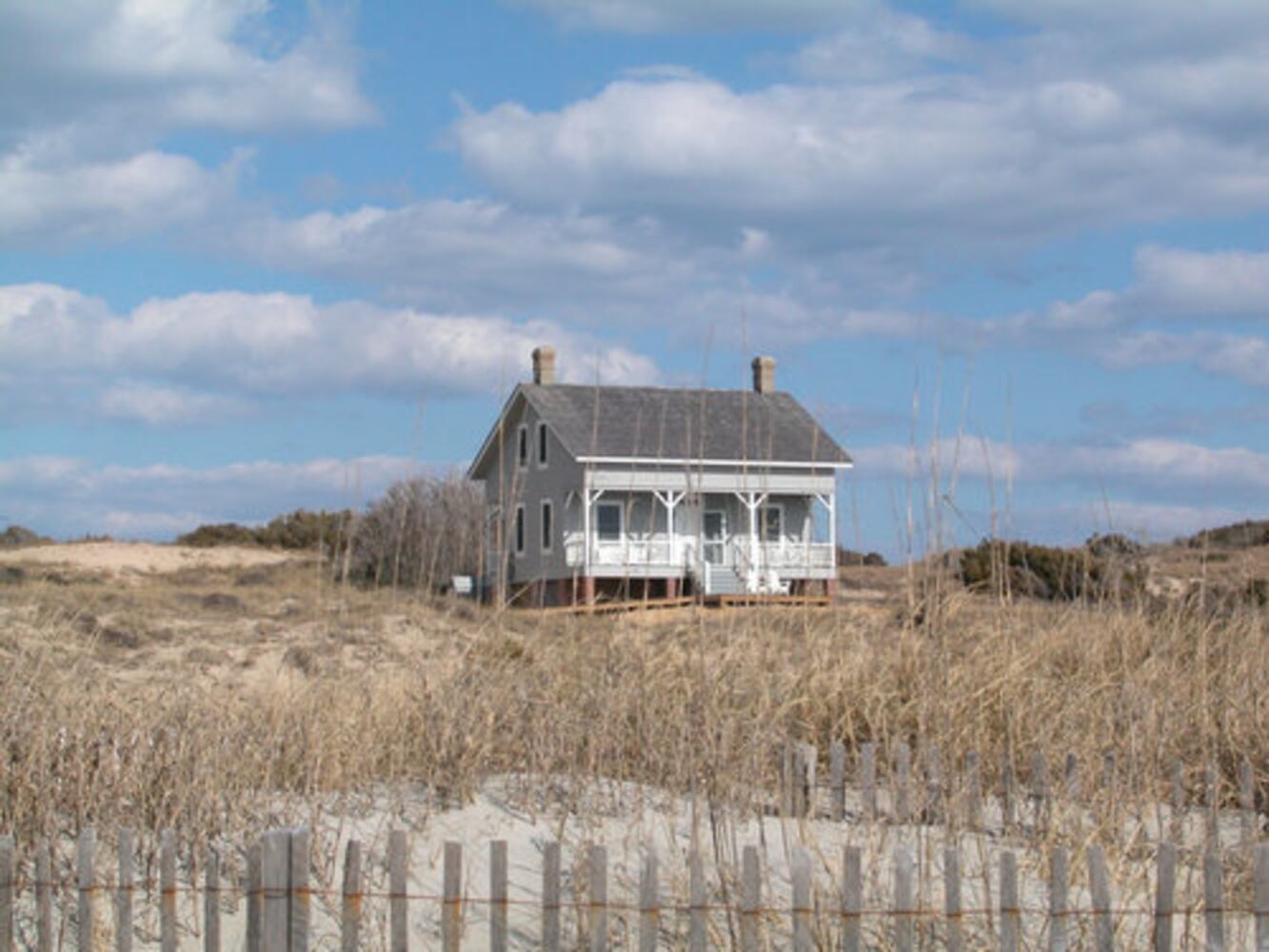 Lighthouse cottages in North Carolina