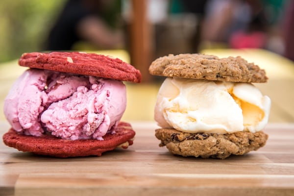 Ice cream sandwiches from Not As Famous Cookie Company. (Courtesy of Not As Famous Cookie Company)