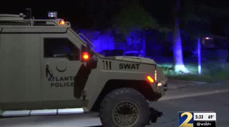 A robbery investigation led Atlanta police to a home on Lake Valley Road. The SWAT unit was called in as a precaution, Channel 2 Action News reported.