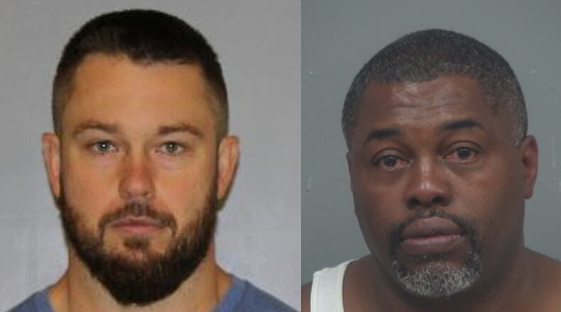 Beau Eric Wilson (left) and Wesley Bernard Owens (right) were arrested in connection with an alleged insurance fraud scheme.