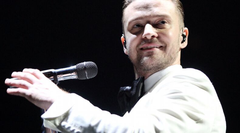Timberlake's tour will continue through mid-2014.