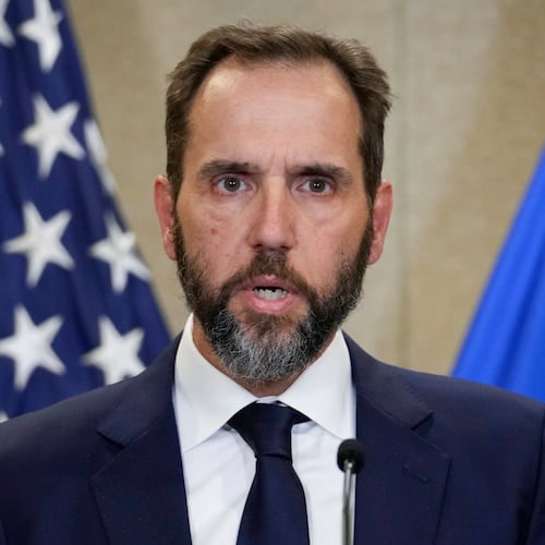 FILE - Special counsel Jack Smith speaks to the media about an indictment of former President Donald Trump, Aug. 1, 2023, in Washington. (AP Photo/J. Scott Applewhite, File)