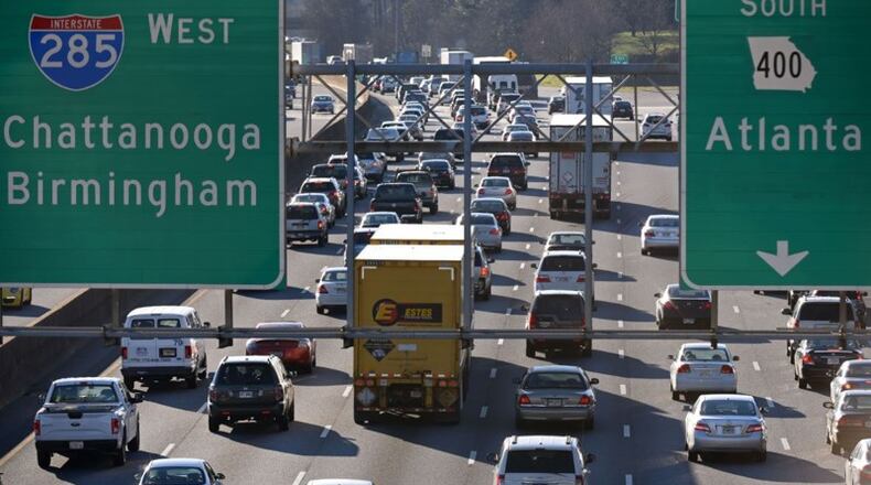 Construction on the new I-285 interchange at Ga. 400 is expected to take another three years. TAYLOR CARPENTER/AJC