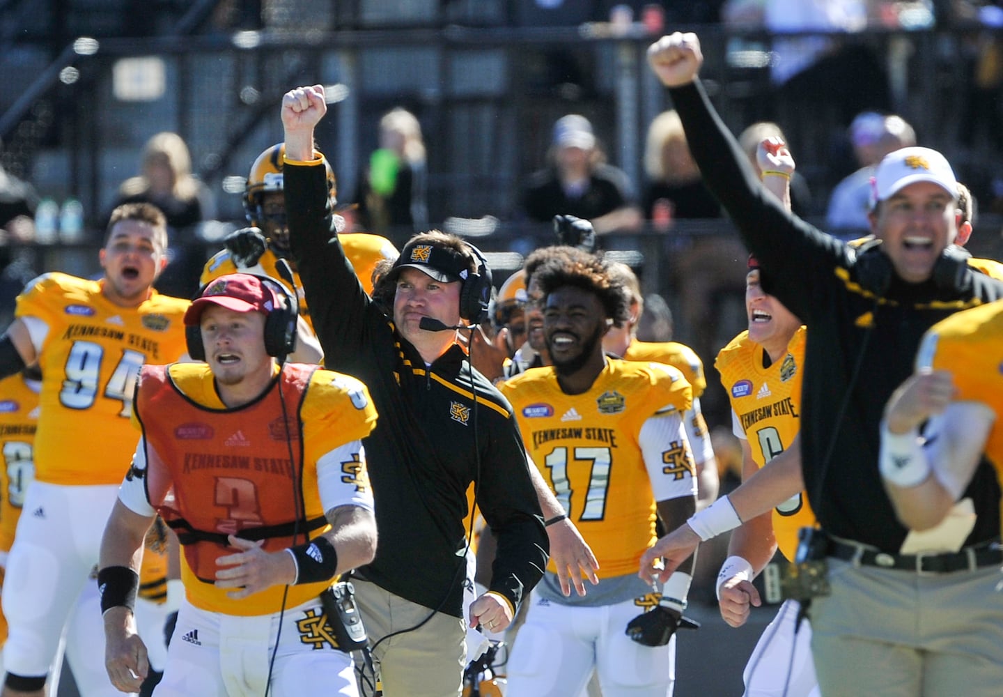 Owls celebrate historic win
