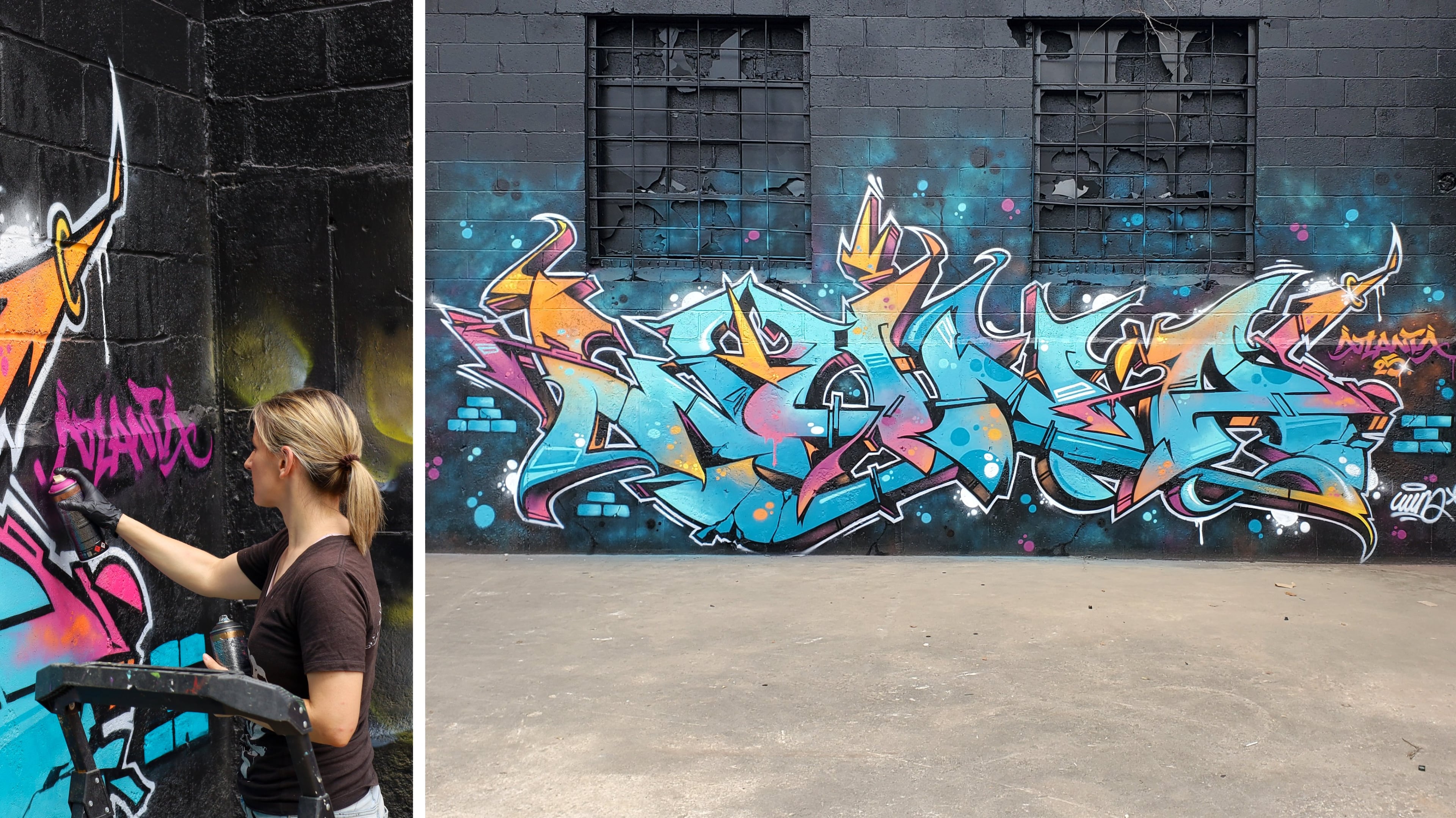 Work by Wuna from Paris. (Courtesy of Arthur Rudick)