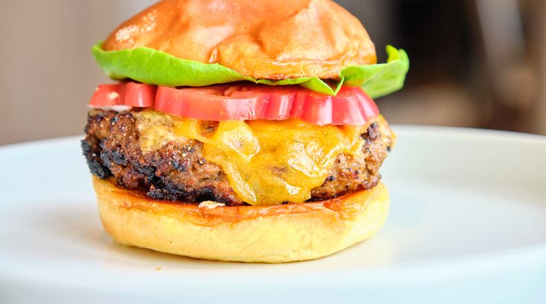 Burger from the menu of Boone's. / Courtesy of Brandon Amato