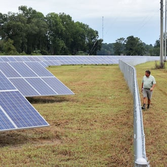 The Southeast historically has lagged the rest of the country in adding solar to the power grid. But the region has seen a surge in the renewable energy source. (Bob Andres/AJC)