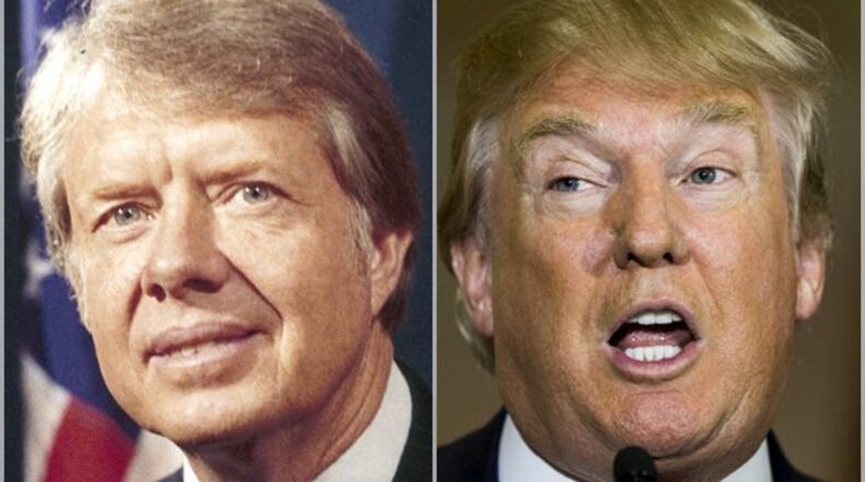 Jimmy Carter and Donald Trump.
