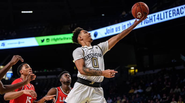 Georgia Tech guard Michael Devoe. (Danny Karnik/Georgia Tech Athletics)