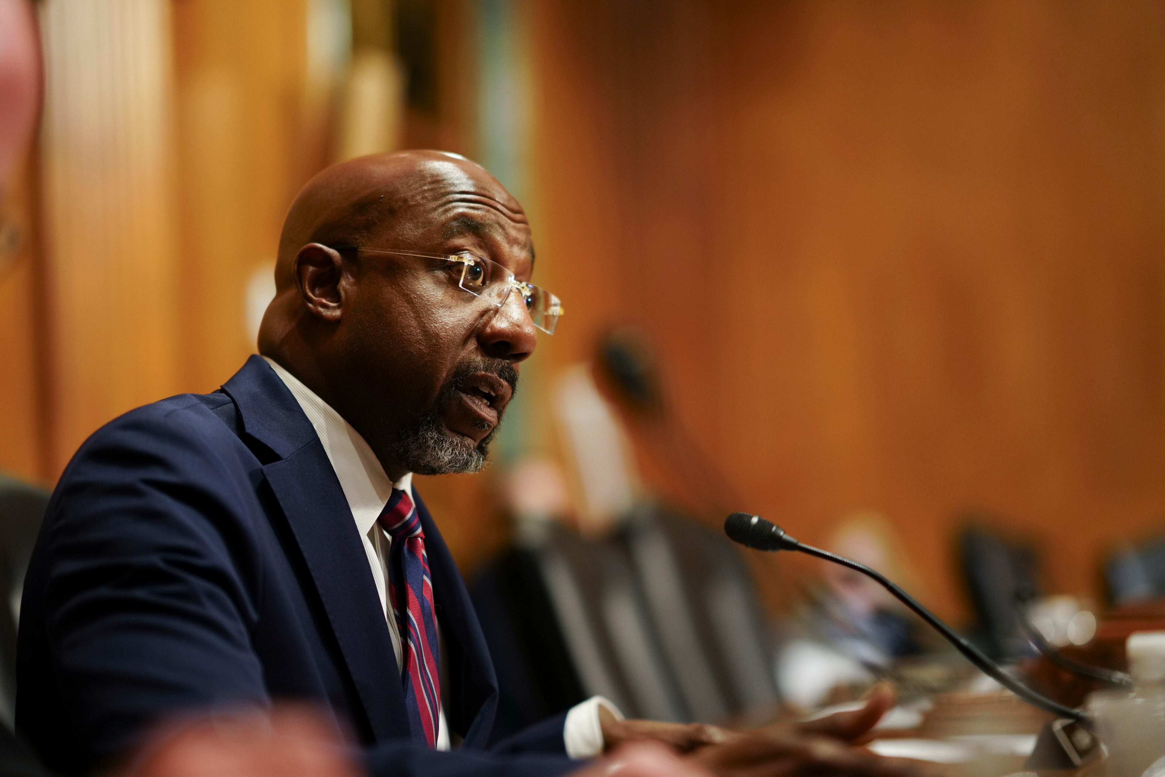 U.S. Sen. Raphael Warnock, D-Ga., is also the senior pastor of Ebenezer Baptist Church in Atlanta.