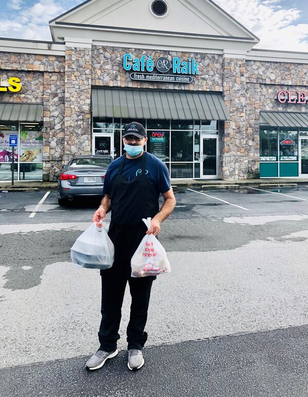 Chef-owner Faik Usman, who came to the U.S. from Israel about a decade ago, opened Cafe Raik in Duluth in 2014. Wendell Brock for The Atlanta Journal-Constitution
