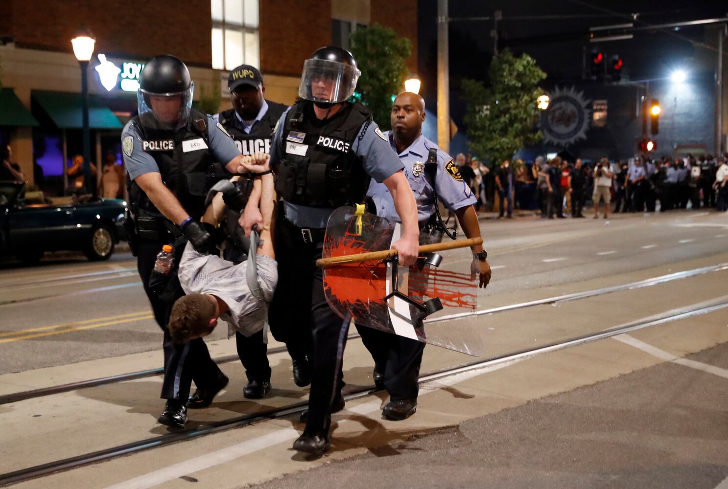 Photos: Dozens arrested as St. Louis readies for more protests