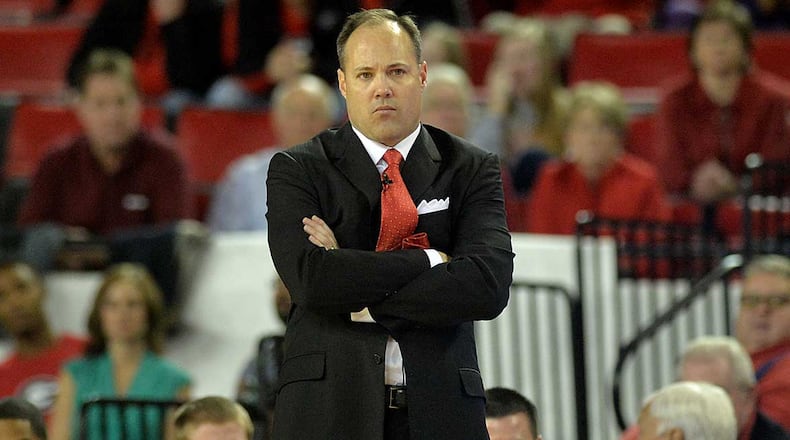 Georgia basketball coach Mark Fox. (AJC file photo/Curtis Compton)
