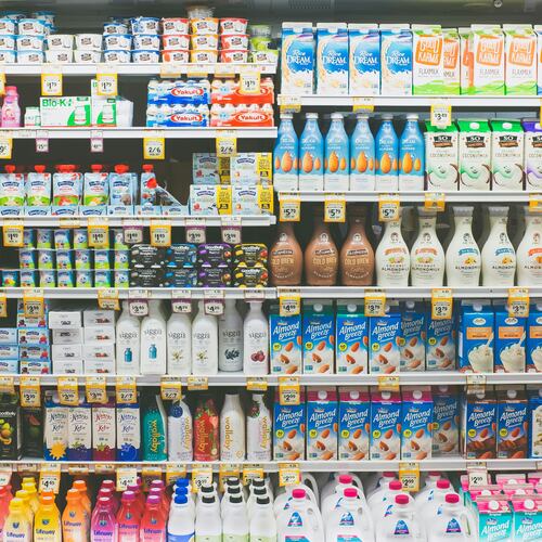 Milk, yogurt, and cheese contribute protein, along with other nutrients like calcium and vitamin D. (Courtesy of Sprouts Farmers Market)