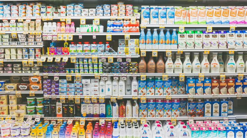 Milk, yogurt, and cheese contribute protein, along with other nutrients like calcium and vitamin D. (Courtesy of Sprouts Farmers Market)