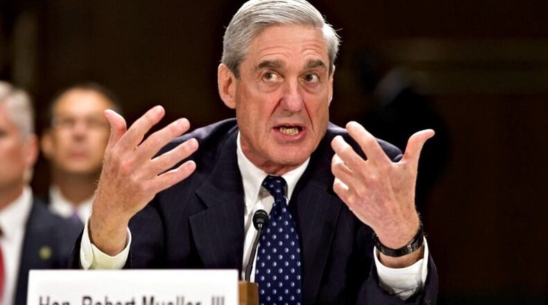 In this June 19, 2013, file photo, then-FBI Director Robert Mueller testifies on Capitol Hill in Washington. Mueller will testify again before Congress on July 24, 2019. AP Photo/J. Scott Applewhite