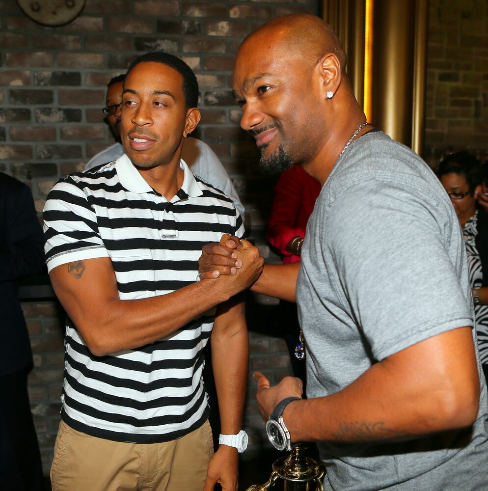Ludacris and friends at Atlanta's CineBistro