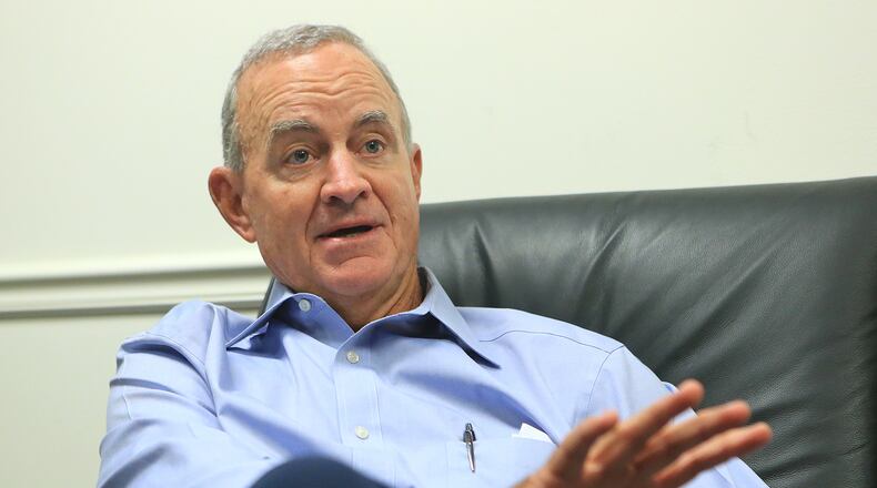 Braves president of baseball operations John Hart has resigned. Curtis Compton / ccompton@ajc.com