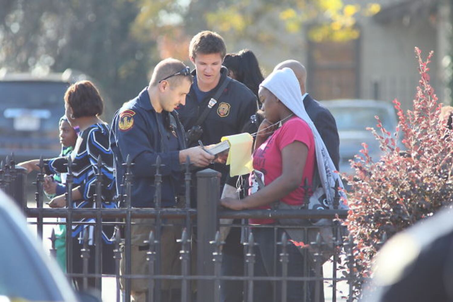 Photos from the scene