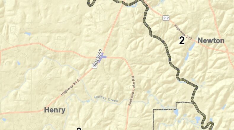 This map shows the location of the proposed roundabout.