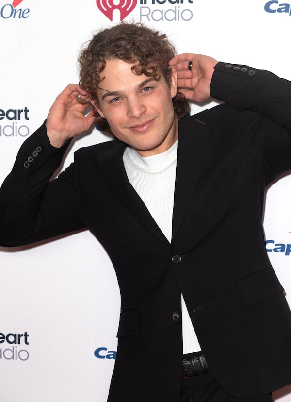 Max McNown — pictured at the iHeartRadio Jingle Ball in December — will be the youngest headliner in the Cherry Blossom Festival’s nine-year history. (Owen Sweeney/AP)