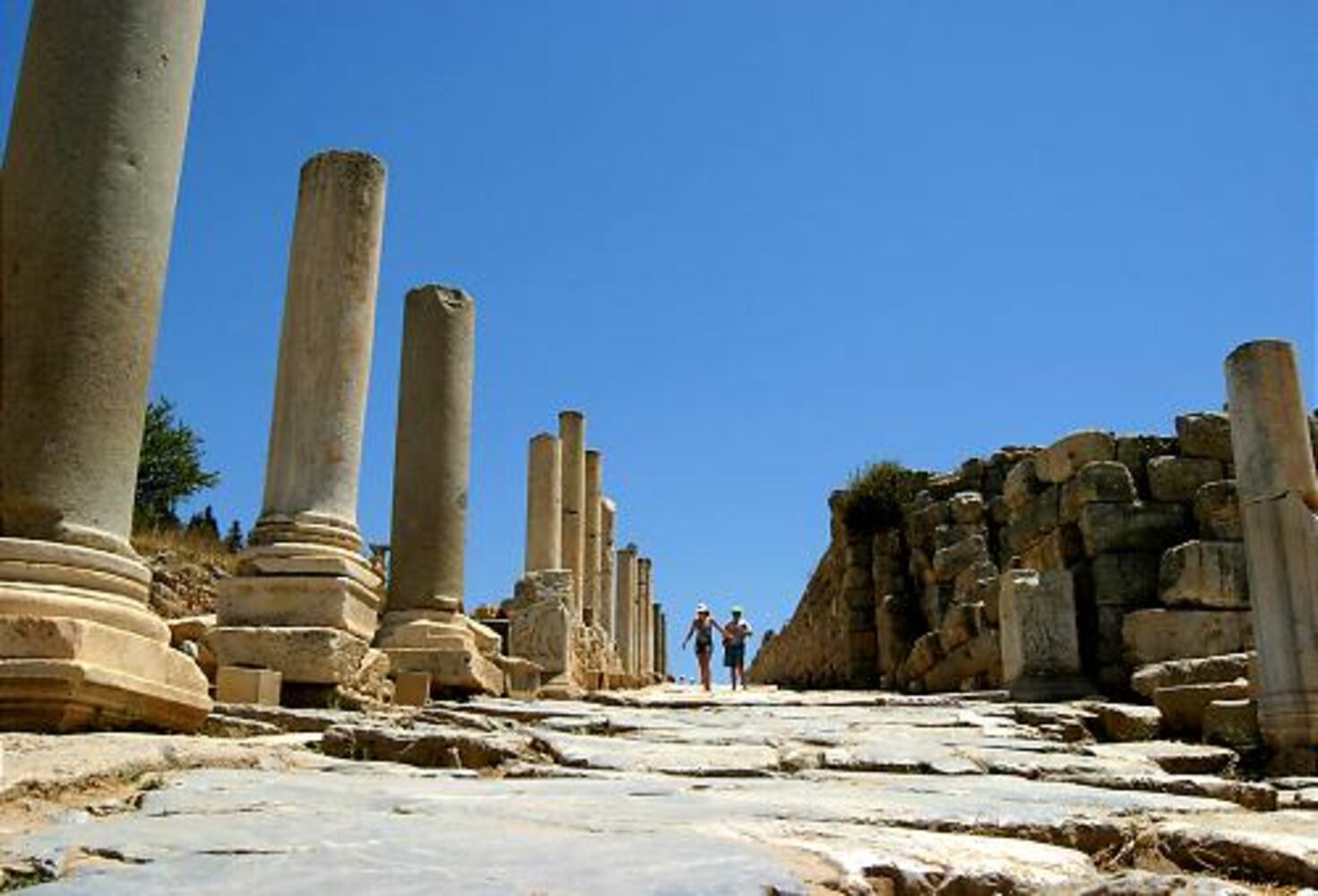 The ruins of Ephesus