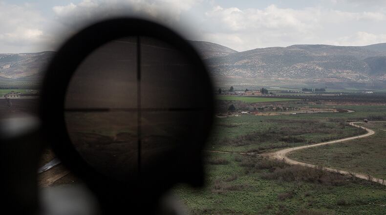 Syria seen through a high powered scope situated on a tower (Getty file photo by Chris McGrath/Getty Images)