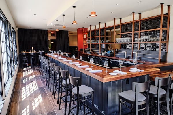 Steak and Grace is not meant to be a traditional steakhouse, and the decor reflects a more modern ethos. (Courtesy of Brandon Amato/Steak and Grace)