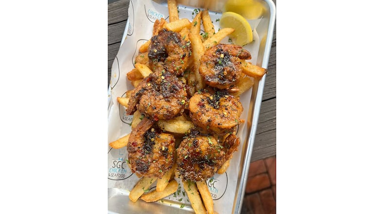 Shrimp fries from the menu of SGC Chicken & Seafood.
