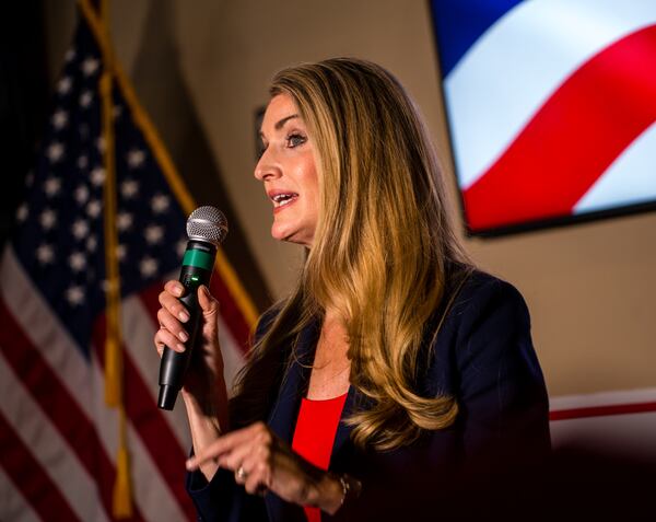 The top Republicans in the state Capitol may have finished this year’s session tension in the air. But they all turned out Thursday night for former U.S. Sen. Kelly Loeffler’s Greater Georgia awards ceremony in Atlanta.  (Jenni Girtman for The Atlanta Journal Constitution)