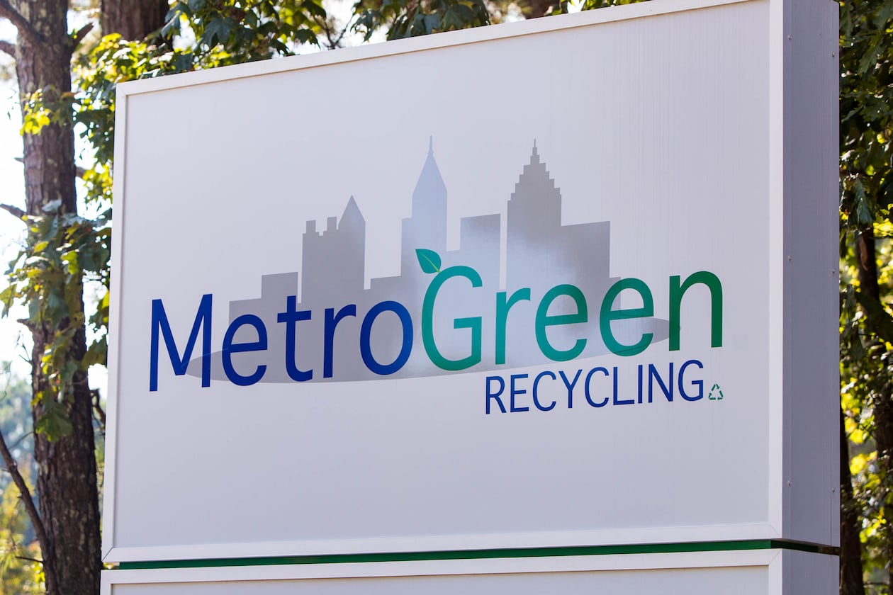 The Metro Green Recycling plant, seen in 2021, on Snapfinger Woods Drive in Stonecrest has been at the center controversy and lawsuits for years. (Jenni Girtman for the AJC)